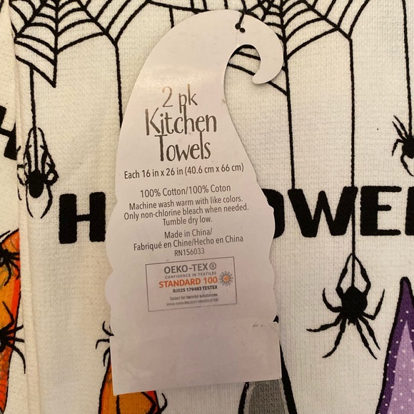 Halloween Gnome Kitchen Towels Set of 2, Halloween With My Gnomies, Witch Gnomes - Picture 4 of 12